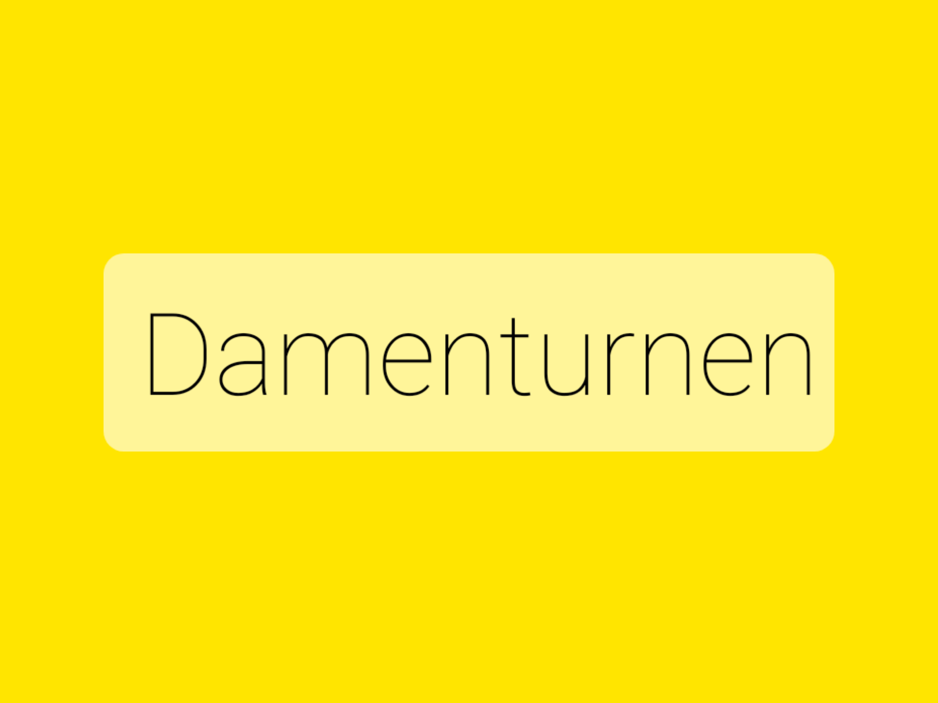 Damenturnen